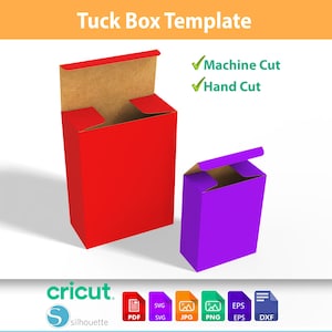 Printable Gift Box Template - Packaging Design (SVG DXF)
