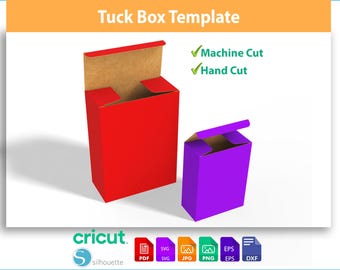 Printable Gift Box Template - Packaging Design (SVG DXF)