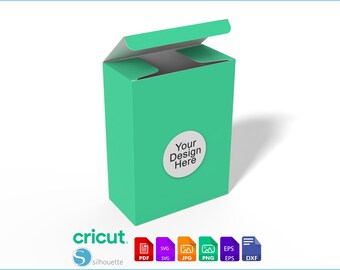 Product Display Box Template - Paper Box Template SVG, DXF, PDF
