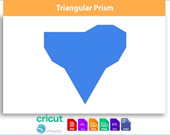 Pyramide Geschenkbox Vorlage: SVG, PDF, Cricut, Silhouette