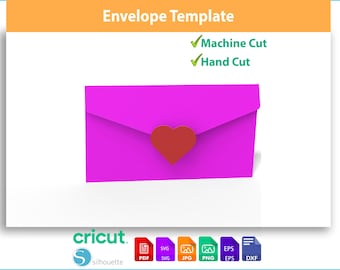 Envelope Design Template | Printable DIY Envelope SVG PDF