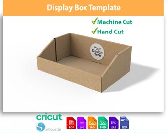 Display Box Template for Countertop | Retail Stand Display SVG PDF | Instant Download