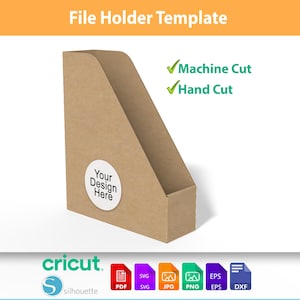 Modello per cartelle portadocumenti e portariviste / Organizer fai da te stampabile