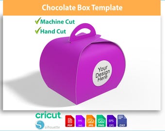Cake Box Template | DIY Pie Box SVG | Bakery Packaging File