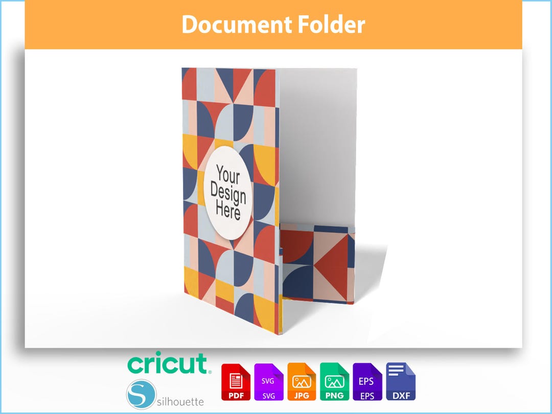 Folder Pdf Document Folder Template - Pocket Folder Template | Printable Organizer ...