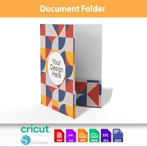Document Folder Template - Pocket Folder Template | Printable Organizer