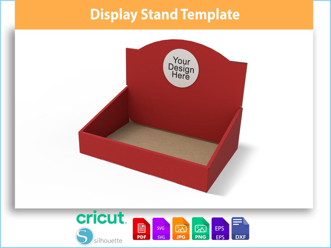Stand Rack Template Display Stand Box Template - Etsy