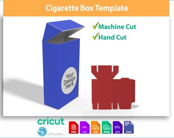 Editable Cigarette Box Template | DIY Tobacco Packaging (Digital Download)