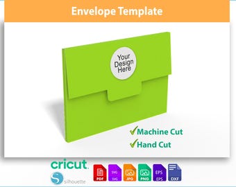 Umschlag Vorlage SVG - DIY Geschenkkarte Umschlag Design - Sofortiger digitaler Download