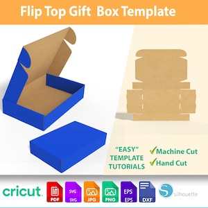Geschenk Box Vorlage SVG - DXF Schneidedatei | Verpackung Box Designs | Sofort Download