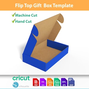 Geschenk Box Vorlage SVG - DXF Schneidedatei | Verpackung Box Designs | Sofort Download