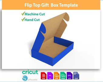 Geschenk Box Vorlage SVG - DXF Schneidedatei | Verpackung Box Designs | Sofort Download