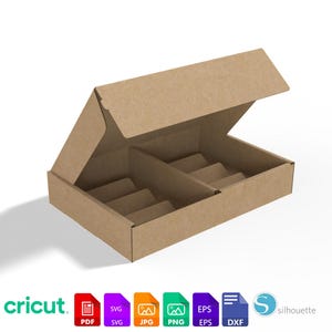 Elegant Chocolate Gift Box Design | Cricut Favor Box SVG PDF | Candy Box Template