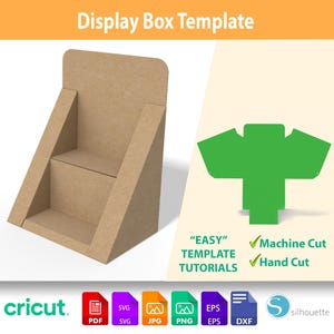 Counter Display Box Template: Product Stand SVG, PDF, & PNG