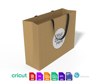 Shopping Bag Template | Cut File for Cricut & Silhouette