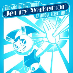 My Life As A Teenage Robot//The Girl of The Future art print