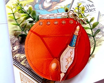 Portachiavi in acrilico con quaderno a tema fumetto Witch Hat Atelier, ciondolo da palm booker