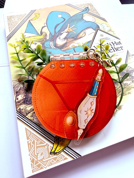 Witch Hat Atelier comicbook notebook acrylic keychain palm quire charm
