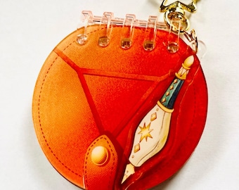 Witch Hat Atelier comicbook notebook acrylic keychain palm quire charm [PREORDER]