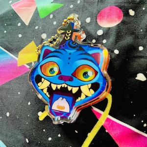 Kpop Demon Hunters Derpy Sussy Eye Tracking Thick Acrylic Charm