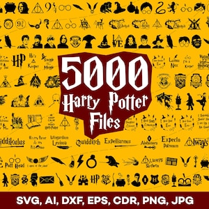 5000+ Wizard Svg Bundle, Wizard Png Svg Files, Hogwarts Font Svg, Cricut Files, Silhouette Cameo, EPS Dxf Png, Wizard Cut Files