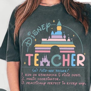 Teacher Definition T-Shirt, Crop Top, Teacher Life Collection, Back to School Gift, Perfect for Educators, Disney Inspired Design