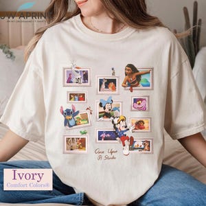 Mickey Minnie Tee, Disney Family Matching Shirt, Western Style Design, WDW Trip 2025, Park Souvenir, Vacation Gift for Fans