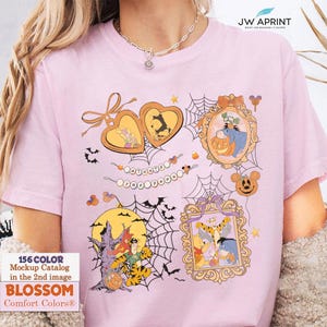 Coquette Winnie The Pooh Halloween Shirt, Pooh and Friends Trick or Treat Design, Cute Disney Halloween Tee, Retro 90s Cartoon Style