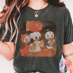 Retro 90s Donald Disney Halloween Shirt, EricaPrints Collection, Disney Trip Tee, Halloween Party Outfit, Disney World Fan Gift