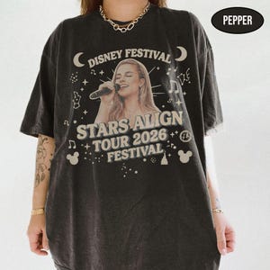 Retro Freya Skye Silent Treatment Tee, Stars Align Tour 2026 Festival Shirt, Disney Channel Zombies 4 Nova Bright Concert Merch