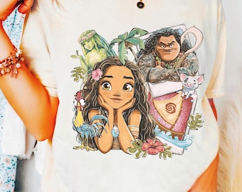 Camiseta retro de los 90 de Disney Moana, "Come What May I Know The Way", perfecta para los fans de Disney, diseño de aventura oceánica, regalo de película clásica.