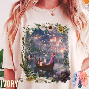 Retro 90s Disney Tangled Rapunzel Shirt, Disney Princess Collection, Perfect for Disney Trip, Classic Cartoon Design, Fan Gift