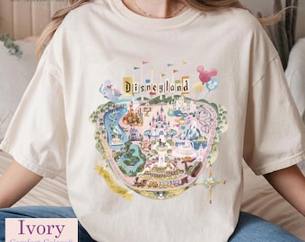 Disneyland Est. 1955 Shirt, California Disney Park Tee, Classic Disneyland Design, Retro 90s Vintage Style, Perfect for Disney Lovers