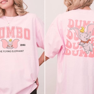 Camiseta Dumbo, o Elefante Voador, camiseta vintage da Disney, design clássico da Disneylândia, perfeita para fãs da Disney, presente inspirado no passeio do Dumbo