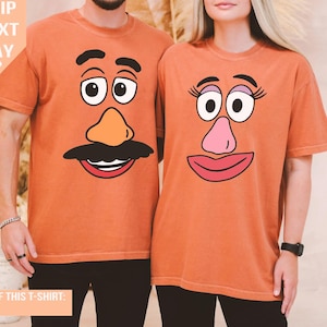 Disney Mr Potato and Mrs Potato Shirt, Funny Couple Matching Tee, Disney Family Shirts, Custom Matching Outfits, Cute Disney Gift Idea