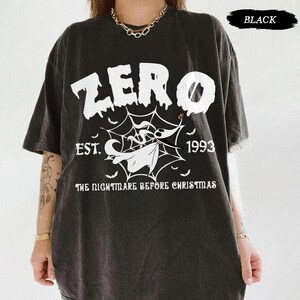 Vintage Nightmare Before Christmas Tee, Jack, Sally, Boogie, Lock, Shock, Zero Halloween Shirt, Disney Family Matching Halloween Tops image 4
