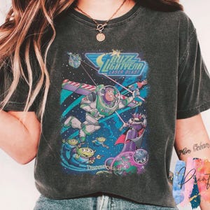 Buzz Lightyear T-Shirt, Toy Story Birthday Gift, Pixar Movie Tee, Disney Vintage Collection, Buzz and Woody Design, Retro 90s Style
