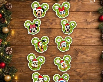 All Characters Disney Very Merrytime Christmas Cruise Magnet – Mickey, Minnie, Toy Story, Princess, Santa Claus Disney Cruise Door Magnet
