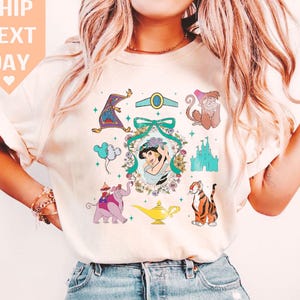 Retro 90s Disney Princess Jasmine T-Shirt, Vintage Aladdin Collection, Cute Jasmine Design, Perfect for Disney Fans, Princess Gift