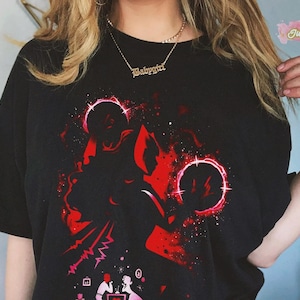 Scarlet Witch T-Shirt, Crop Top, Wanda Maximoff Design, WandaVision Collection, Multiverse of Madness, Avengers Superhero Gift