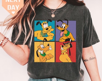 Retro 90s Disney Pluto T-Shirt, Vintage Disney Dog Design, Life Is Better With Dogs, Perfect for Disney Fans, Cartoon Character Tee