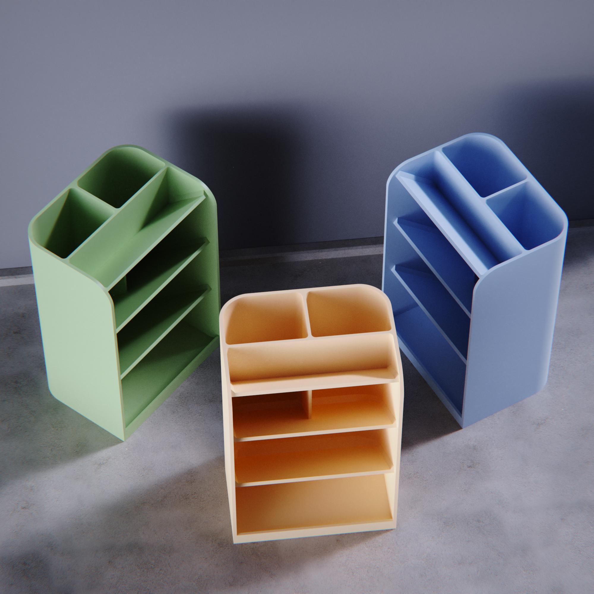 Minimalist Desk Organizer – 3D Printed Desktop Storage - Etsy