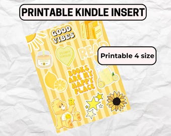 Kindle 用インサート - Kindle 用インサート - 印刷可能な Kindle 用インサート - ダウンロード可能な Kindle 用インサート
