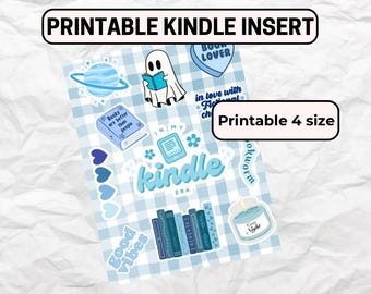 Kindle 用インサート - 印刷可能な Kindle 用インサート - Kindle 用インサート - デジタル版 Kindle 用インサート