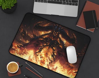 Alfombrilla de escritorio y ratón DIABLO