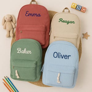 Sac à dos pour tout-petit avec nom personnalisé | Cartable pour enfants | Rentrée des classes | Souvenir personnalisé | Sac à dos préscolaire et maternelle, sac à dos personnalisé