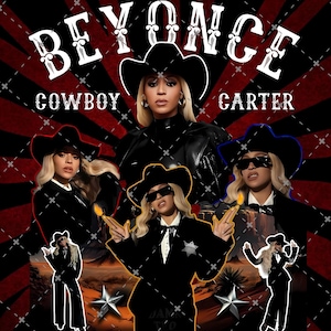 Beyonce Cowboy Carter Tour PNG, Beyonce Cowboy Carter Tour 2025 Digitaler Download und fertiger Druck für Shirt, Bootleg Rap Lepunk 00