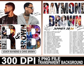 Nuevas fechas de la gira R&B de Usher, Chris Brown y Raymond and Brown en PNG (Descarga digital)