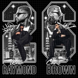 Trasa koncertowa Ushera Chrisa Browna i Raymonda Browna R&B PNG (pobranie cyfrowe)