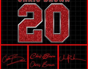 Chris Brown Breezy Bowl XX PNG: Diseño de camiseta (descarga digital)